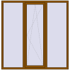 Ціноутворення Вікна 1760x1800 мм REHAU Euro 70 GOLDEN OAK з двох сторін