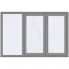 Ціноутворення Вікна 1800x1200 мм Altest Pony 375 RAL 9007 Grey aluminium з двох сторін