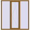 Ціноутворення Вікна 1730x1810 мм REHAU Euro 60 LIGHT_OAK з двох сторін