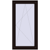 Ціноутворення Вікна 800x1500 мм REHAU Euro 70 BLACK_BROWN з двох сторін