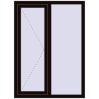 Ціноутворення Вікна 1050x1440 мм REHAU Euro 60 BLACK_BROWN з двох сторін
