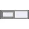 Ціноутворення Вікна 1300x400 мм Altest Pony 375 RAL 9007 Grey aluminium з двох сторін