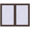 Ціноутворення Вікна 1800x1400 мм Altest Pony 375 RAL 8017 Chocolate brown з двох сторін
