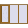 Ціноутворення Вікна 2000x1400 мм REHAU Brillant-Design LIGHT_OAK з двох сторін