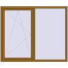 Ціноутворення Вікна 1750x1450 мм REHAU Euro 60 LIGHT_OAK з двох сторін