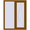 Ціноутворення Вікна 1050x1350 мм REHAU Euro 60 GOLDEN OAK з двох сторін