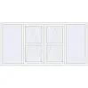 Ціноутворення Вікна 2400x1200 мм Altest Pony 375 RAL 9016 Traffic white з двох сторін