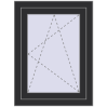 Ціноутворення Вікна 600x800 мм REHAU Euro 60 ANTHRACITE_GREY_GLATT з двох сторін