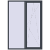Ціноутворення Вікна 1520x2150 мм REHAU Euro 70 ANTHRACITE_GREY_STRUKTURAL з двох сторін