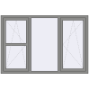Ціноутворення Вікна 1800x1200 мм Altest Pony 375 RAL 9007 Grey aluminium з двох сторін