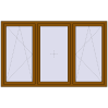Ціноутворення Вікна 2100x1300 мм REHAU Euro 70 GOLDEN OAK з двох сторін