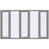 Ціноутворення Вікна 2500x1500 мм Altest Pony 375 RAL 9007 Grey aluminium з двох сторін