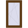 Ціноутворення Вікна 700x1200 мм REHAU Euro 60 WALNUT ззовні