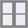 Ціноутворення Вікна 1200x1200 мм Altest Pony 375 RAL 9007 Grey aluminium з двох сторін