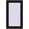 Ціноутворення Вікна 700x1200 мм REHAU Euro 70 BLACK_BROWN з двох сторін
