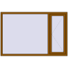 Ціноутворення Вікна 1800x1180 мм REHAU Euro 60 GOLDEN OAK з двох сторін