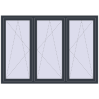 Ціноутворення Вікна 2000x1400 мм REHAU Brillant-Design ANTHRACITE_GREY_STRUKTURAL з двох сторін