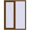 Ціноутворення Вікна 1200x1600 мм REHAU Brillant-Design WALNUT з двох сторін
