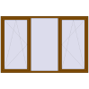 Ціноутворення Вікна 2475x1600 мм REHAU Euro 60 GOLDEN OAK з двох сторін