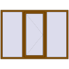 Ціноутворення Вікна 1870x1350 мм REHAU Euro 70 GOLDEN OAK з двох сторін