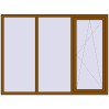 Ціноутворення Вікна 2000x1500 мм REHAU Euro 70 GOLDEN OAK ззовні