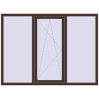 Ціноутворення Вікна 1900x1400 мм REHAU Euro 60 RAL 8017 Chocolate brown ззовні