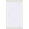 Ціноутворення Вікна 850x1440 мм REHAU Euro 60