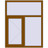 Ціноутворення Вікна 1200x1500 мм REHAU Euro 60 GOLDEN OAK ззовні