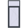 Ціноутворення Вікна 800x1800 мм REHAU SYNEGO MD ANTHRACITE_GREY_STRUKTURAL ззовні