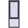 Ціноутворення Вікна 600x1500 мм REHAU Brillant-Design ANTHRACITE_GREY_STRUKTURAL з двох сторін
