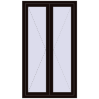 Ціноутворення Вікна 940x1670 мм REHAU Euro 70 BLACK_BROWN з двох сторін