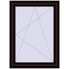 Ціноутворення Вікна 900x1200 мм REHAU Euro 60 BLACK_BROWN з двох сторін