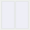 Ціноутворення Вікна 1445x1445 мм Altest Pony 375 RAL 9016 Traffic white з двох сторін