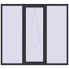Ціноутворення Вікна 2000x1800 мм REHAU Euro 60 ANTHRACITE_GREY_GLATT ззовні
