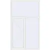 Ціноутворення Вікна 1470x2500 мм REHAU Brillant-Design Білий (RAL 9016) з двох сторін