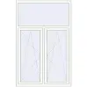 Ціноутворення Вікна 1270x1960 мм REHAU Euro 70 Білий (RAL 9016) з двох сторін
