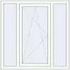 Ціноутворення Вікна 1200x1200 мм REHAU Brillant-Design Білий (RAL 9016) з двох сторін