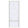 Ціноутворення Вікна 770x2010 мм REHAU Brillant-Design Білий (RAL 9016) з двох сторін