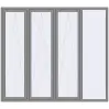 Ціноутворення Вікна 2500x2200 мм Altest Pony 375 RAL 9007 Grey aluminium з двох сторін