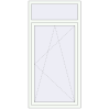 Ціноутворення Вікна 900x1850 мм REHAU Euro 70