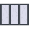 Ціноутворення Вікна 2050x1560 мм REHAU Euro 70 ANTHRACITE_GREY_STRUKTURAL ззовні