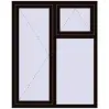 Ціноутворення Вікна 1200x1500 мм REHAU Euro 60 BLACK_BROWN з двох сторін