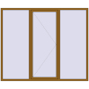 Ціноутворення Вікна 2400x2000 мм REHAU Euro 70 LIGHT_OAK з двох сторін