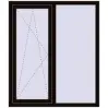 Ціноутворення Вікна 1200x1400 мм REHAU Brillant-Design BLACK_BROWN з двох сторін
