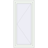 Ціноутворення Вікна 700x1600 мм REHAU Brillant-Design Білий (RAL 9016) з двох сторін
