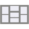 Ціноутворення Вікна 1800x1200 мм Altest Pony 375 RAL 9007 Grey aluminium з двох сторін