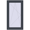 Ціноутворення Вікна 700x1300 мм REHAU SYNEGO MD ANTHRACITE_GREY_STRUKTURAL ззовні