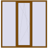 Ціноутворення Вікна 1950x2000 мм REHAU Euro 60 GOLDEN OAK з двох сторін