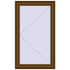 Ціноутворення Вікна 850x1440 мм REHAU Euro 60 WALNUT з двох сторін