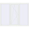 Ціноутворення Вікна 2070x1650 мм REHAU Euro 70 Білий (RAL 9016) з двох сторін